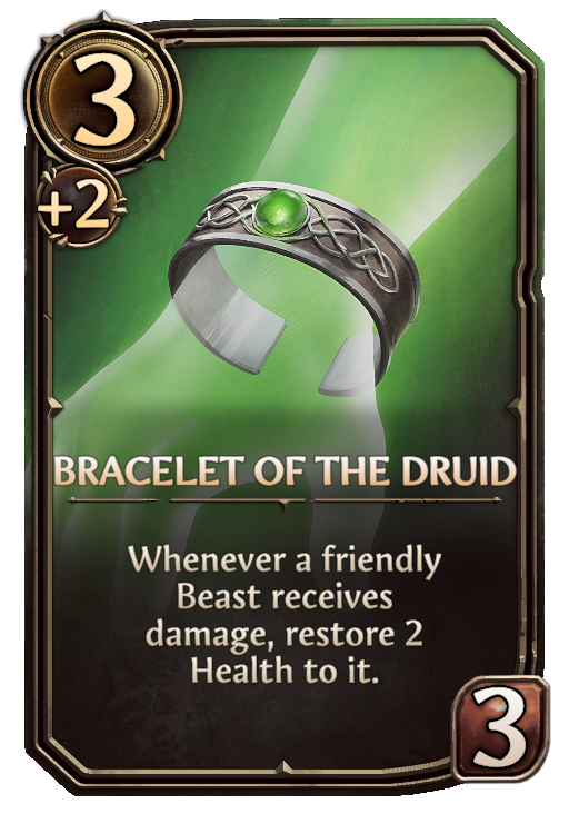 Bracelet of the Druid, Neutral Artifact card in Might & Magic The Card Game