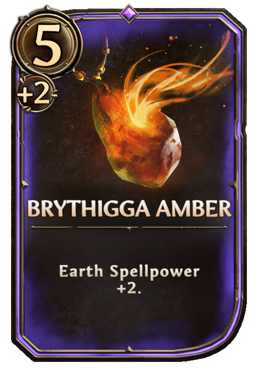 Brythigga Amber, Neutral Artifact card in Might & Magic Fates