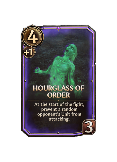 Hourglass Of Order, Neutral Artifact card in Might & Magic Fates