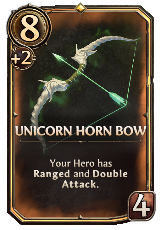 Unicorn Horn Bow, Neutral Artifact card in Might & Magic Fates
