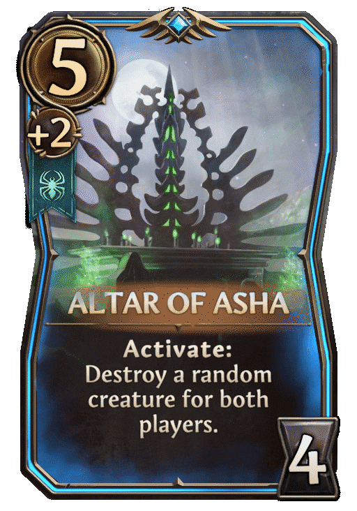 Altar of Asha, Necropolis Building card in Might & Magic Fates