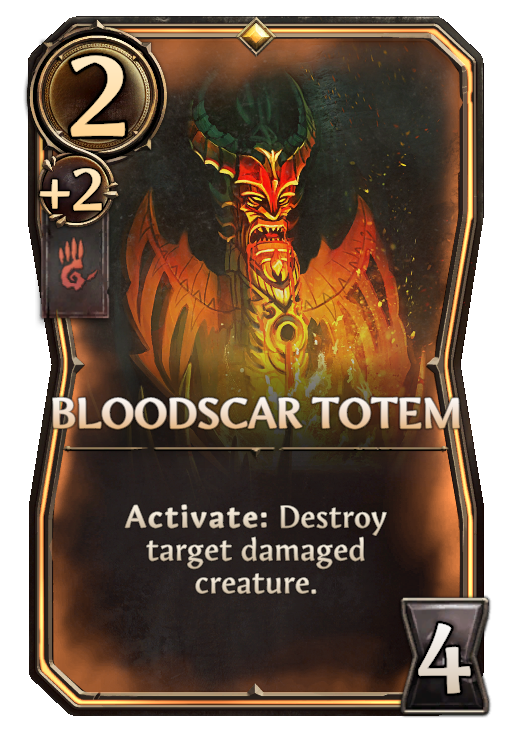 Bloodscar Totem, Stronghold Building card in Might & Magic Fates