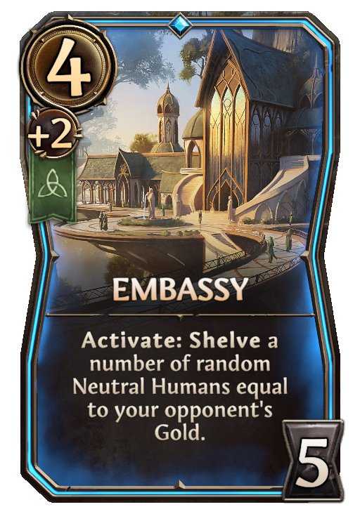 Embassy, Sylvan Building card in Might & Magic Fates