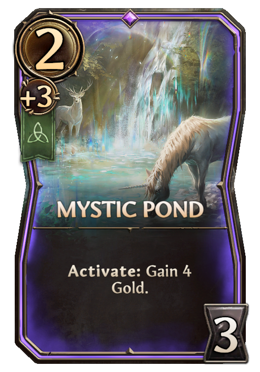 Mystic Pond, Sylvan Building card in Might & Magic Fates