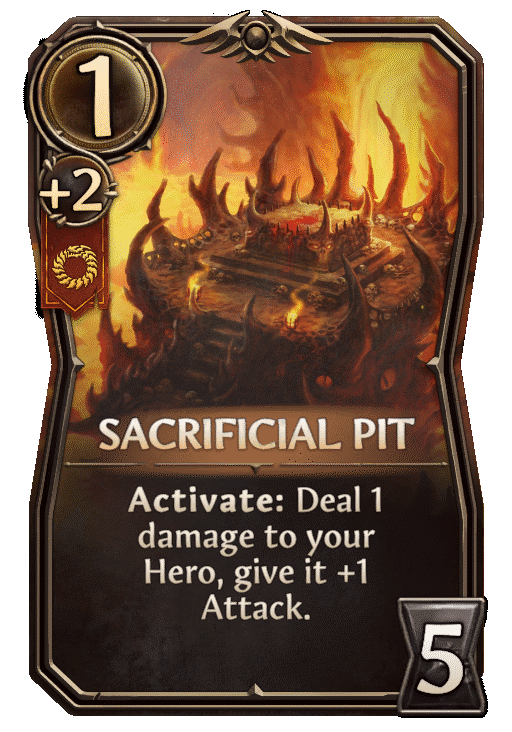 Sacrificial Pit, Inferno Building card in Might & Magic Fates