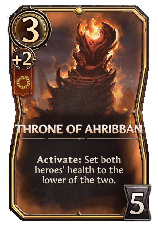 Throne of Ahribban, Inferno Building card in Might & Magic Fates