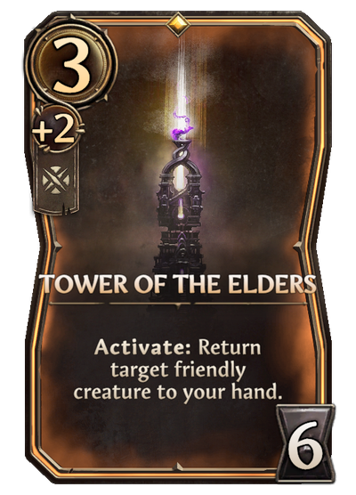 Tower Of The Elders, Neutral Building card in Might & Magic Fates