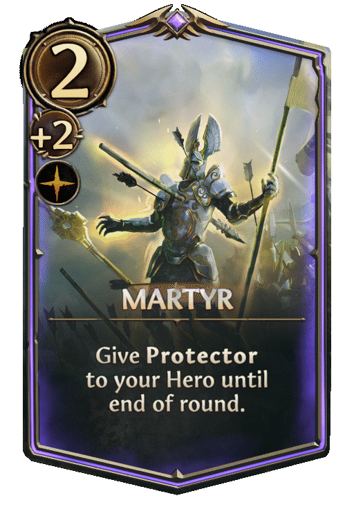 Martyr, Haven Spell card in Might & Magic Fates