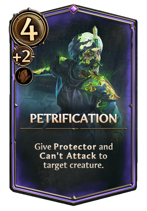 Petrification, Spell card in Might & Magic Fates