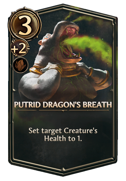 Putrid Dragon's Breath, Spell card in Might & Magic Fates
