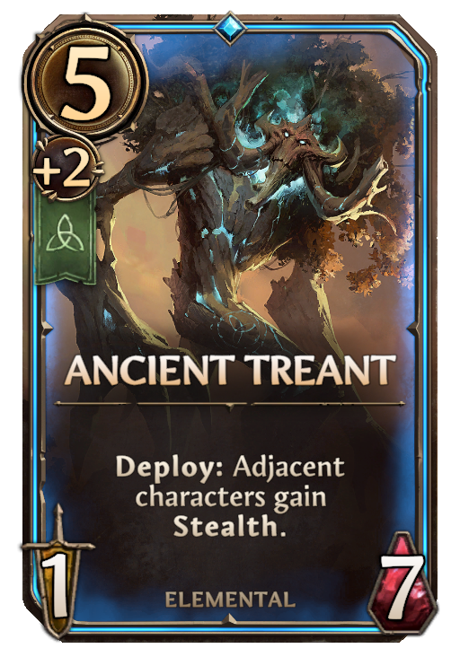 Ancient Treant, Sylvan Unit card in Might & Magic Fates