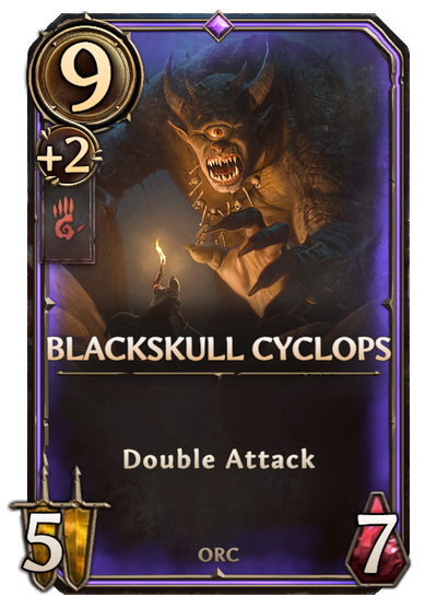 Blackskull Cyclops, Stronghold Unit card in Might & Magic Fates