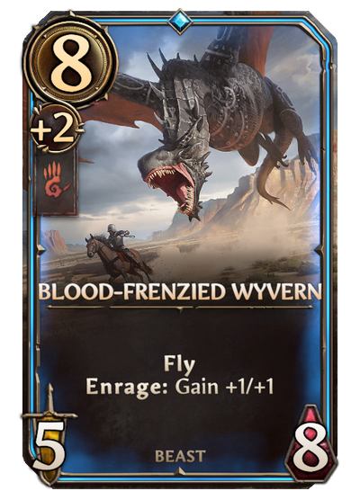 Blood Frenzied Wyvern, Stronghold Unit card in Might & Magic Fates