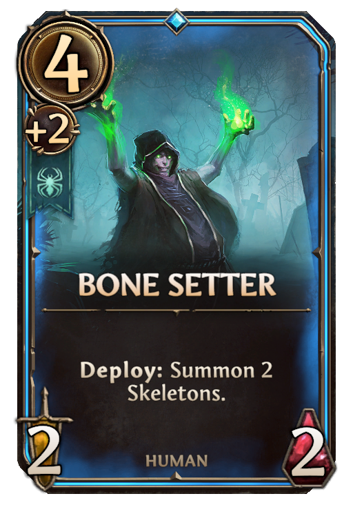 Bone Setter, Necropolis Unit card in Might & Magic Fates