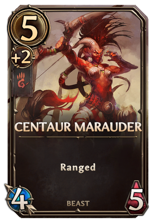 Centaur Marauder, Stronghold Unit card in Might & Magic Fates