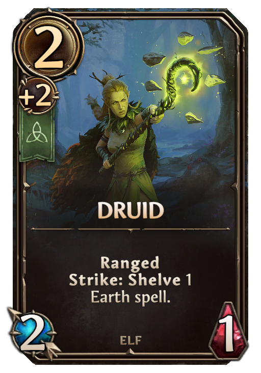 Druid, Sylvan Unit card in Might & Magic Fates