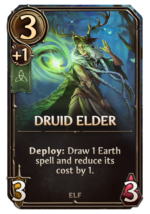 Druid Elder, Sylvan Unit card in Might & Magic Fates