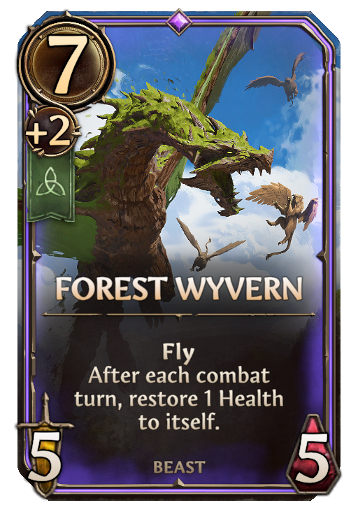 Forest Wyvern, Sylvan Unit card in Might & Magic Fates