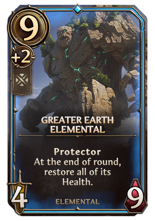 Greater Earth Elemental, Neutral Unit card in Might & Magic Fates