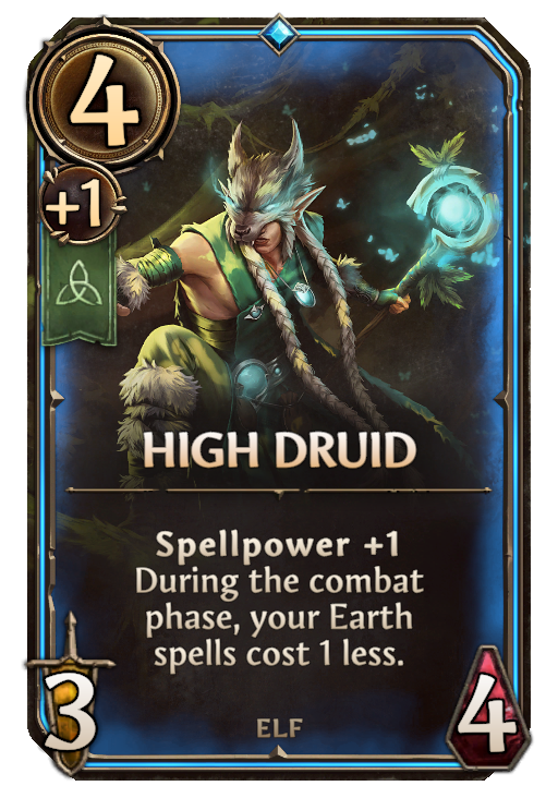 High Druid, Sylvan Unit card in Might & Magic Fates