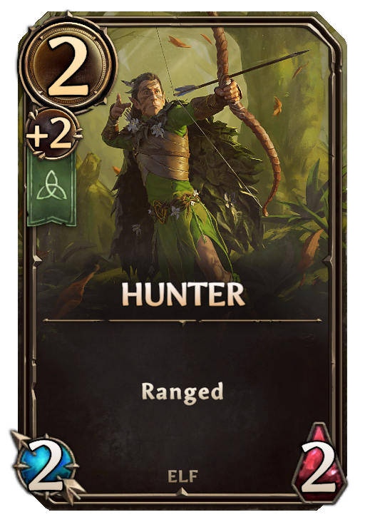 Hunter, Sylvan Unit card in Might & Magic Fates