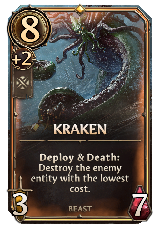 Kraken, Neutral Unit card in Might & Magic Fates