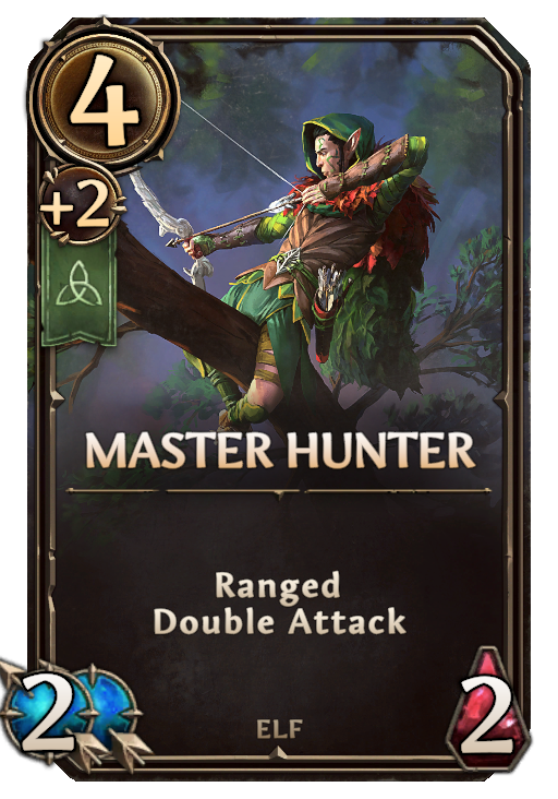 Master Hunter, Sylvan Unit card in Might & Magic Fates