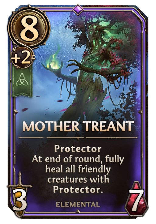 Mother Treant, Sylvan Unit card in Might & Magic Fates