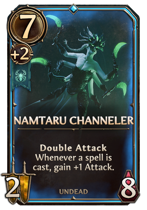 Namtaru Channeler, Necropolis Unit card in Might & Magic Fates