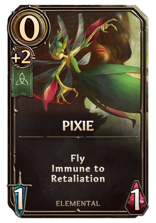 Pixie, Sylvan Unit card in Might & Magic Fates