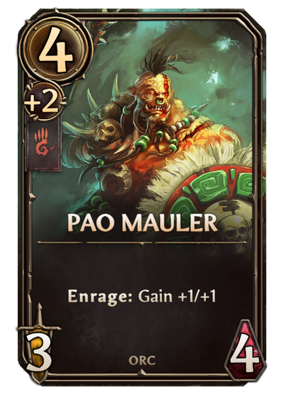 Ranaar Mauler, Stronghold Unit card in Might & Magic Fates