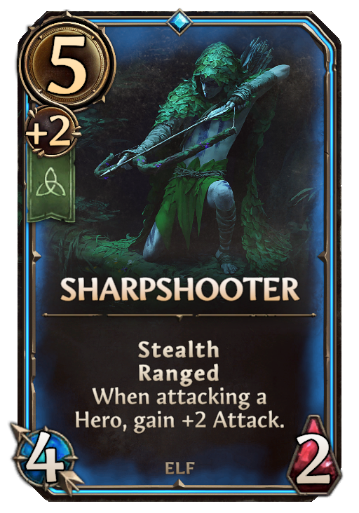 Sharpshooter, Sylvan Unit card in Might & Magic Fates