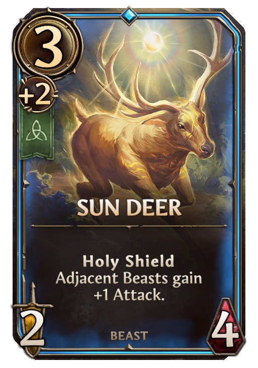 Sun Deer, Sylvan Unit card in Might & Magic Fates