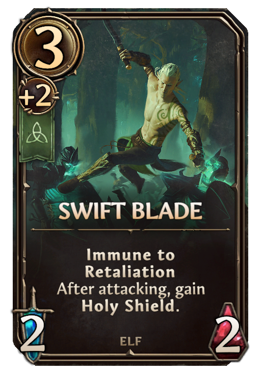 Swift Blade, Sylvan Unit card in Might & Magic Fates
