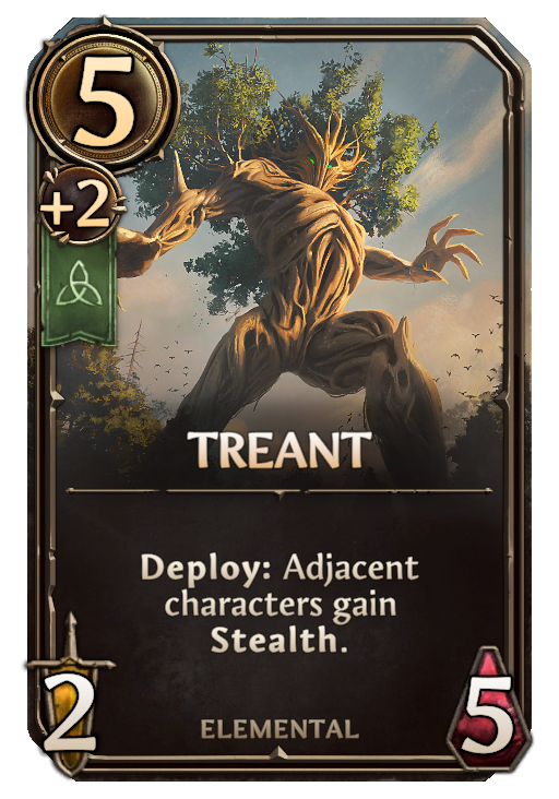 Treant, Sylvan Unit card in Might & Magic The Card Game
