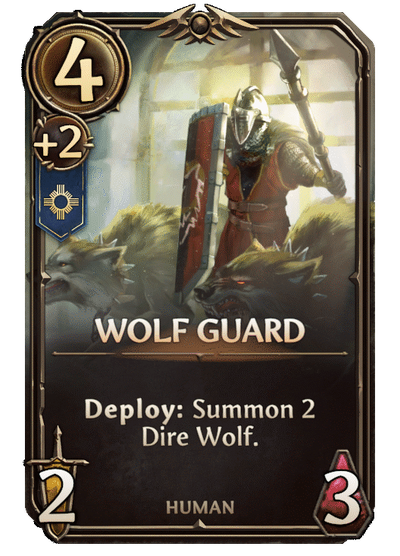 Wolf Guard, Haven Unit card in Might & Magic Fates