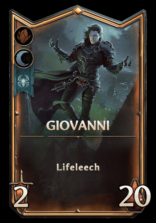 Giovanni, Necropolis hero card in Might & Magic Fates