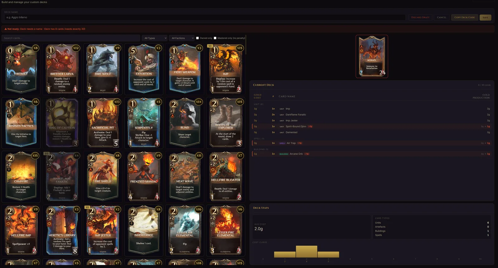 FatesForge Meta Analysis - Top decks and faction distribution for Might & Magic The Card Game
